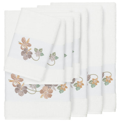 Caroline 8 Piece Turkish Cotton Towel Set