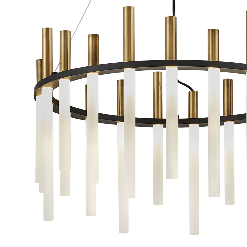 Echo 1 - Light Unique / Statement Geometric LED Chandelier