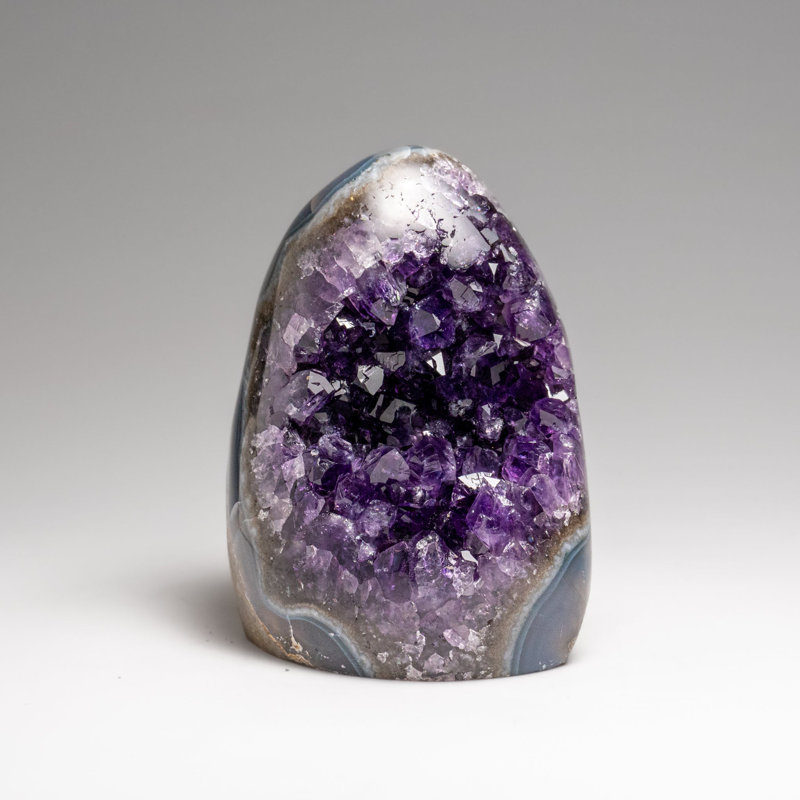 Genuine Amethyst Crystal Cluster From Brazil (455.5 Grams)