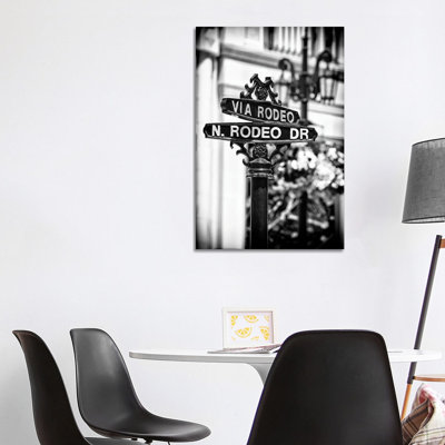 Beverly Hills Rodeo Drive by Philippe Hugonnard - Wrapped Canvas Print