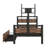 Selia Twin Size Metal Platform Bed with Two Storage Drawers and Rotatable TV Stand-1996516077