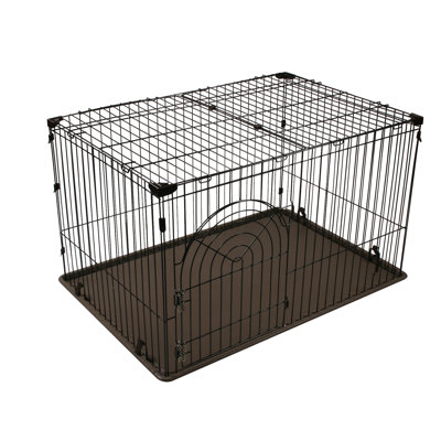 4 Panel Metal Exercise Pen With Door