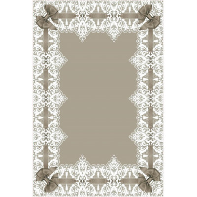 Tapis de couloir luxueux, tissu 100% velours, 39,4 po x 59,1 po | Semelle antidérapante en coton, d'une hauteur de poils de 0,4 po | Antibactérien, lavable à la machine | Impression numérique 3D, design élégant pour le décor et le confort de la maison