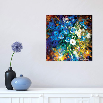 Bouqet Of Happiness by Leonid Afremov - Wrapped Canvas Painting