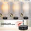 Lampe de table 3 couleurs avec ports USB A et C-828056673