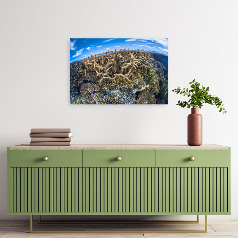 Impression sur art mural tropical tropical, H 16 po x l 24 po