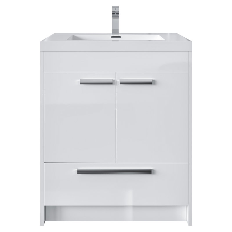 Wauconda 29" Single Bathroom Vanity Set, White