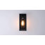 Classic Outdoor Wall Sconce 1 Light in Matte Black Rectangular-1311338416