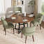 Chaise d'appoint rembourrée en bois massif-2022133707