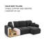 Chandara 3 Seater Sofa Bed-1373596491