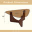 Table basse avec plateau en verre