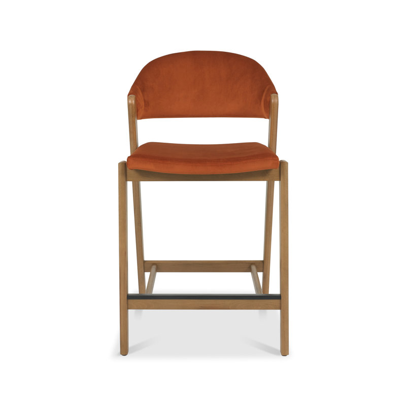 Counter Stool, Velvet, Ruse