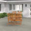 4 - Person Wood Patio Dining Set with