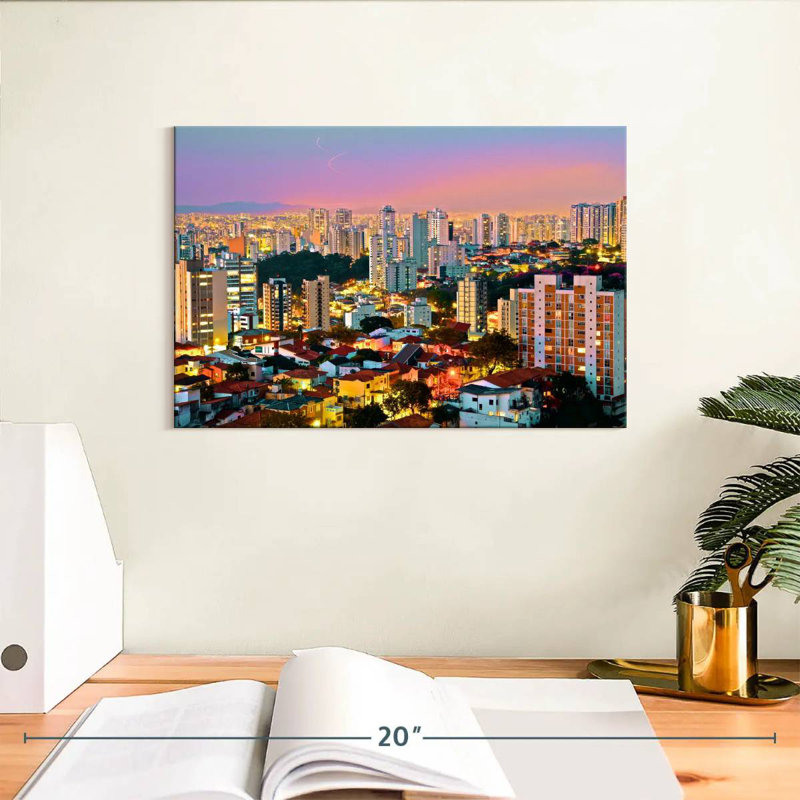 Paysage urbain Sirci, H 8 po x l 12 po