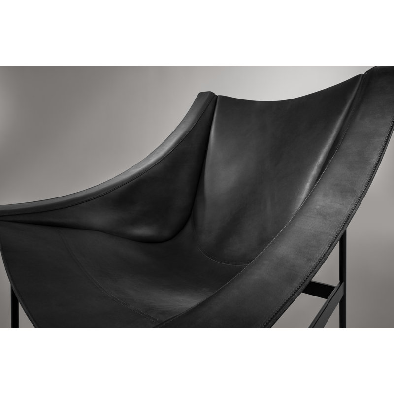 Heyday Lounge Chair, Black Full Grain Leather