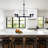 5 - Light Dimmable Wagon Wheel Chandelier