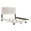 Contemporary King Panel Bed With Dusty Grey Oak Finish, All Elements For Bedroom Refresh, Wood Construction, Box Spring Needed Size Featuring Parts Setting, Material,-333380767