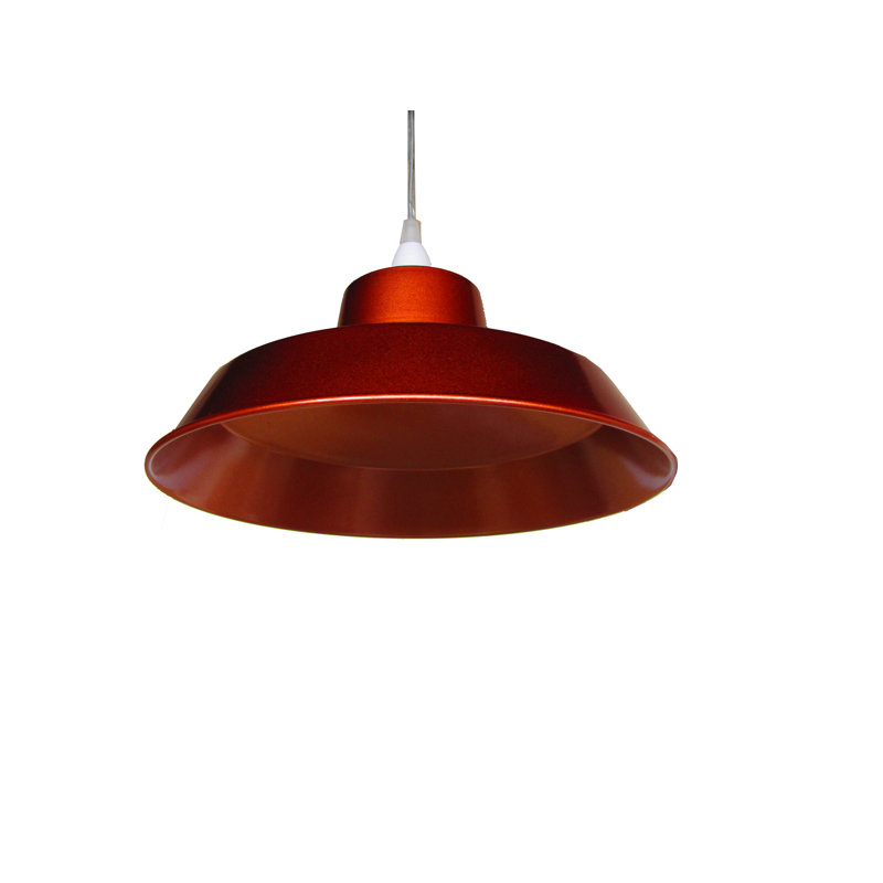 Pluto 15cm H Metal Bowl Pendant Shade ( Screw On ), Copper