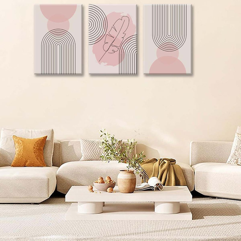 3 Piece Wrapped Canvas Print, 60 cm H x 40 cm W