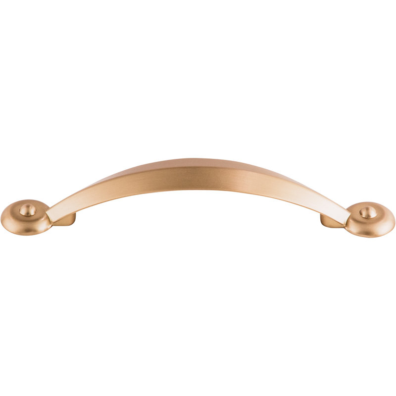 Angle 3 3/4" Center to Center Bar pull, Brushed Bronze