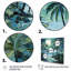 «Green Minimalims Palm Trees IV», reproduction sur toile-91788002-91788007
