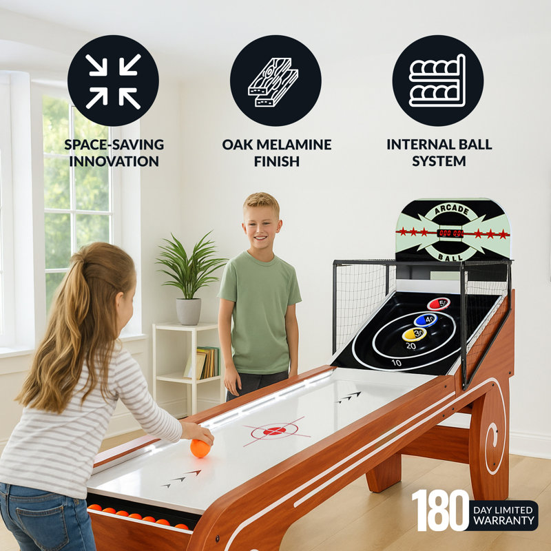 Jeu d'arcade de jeu Hathaway Shoot Star 9 pi Roll Hop and Score