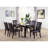 Leroux Upholstered Dining Chairs With Button Tufted