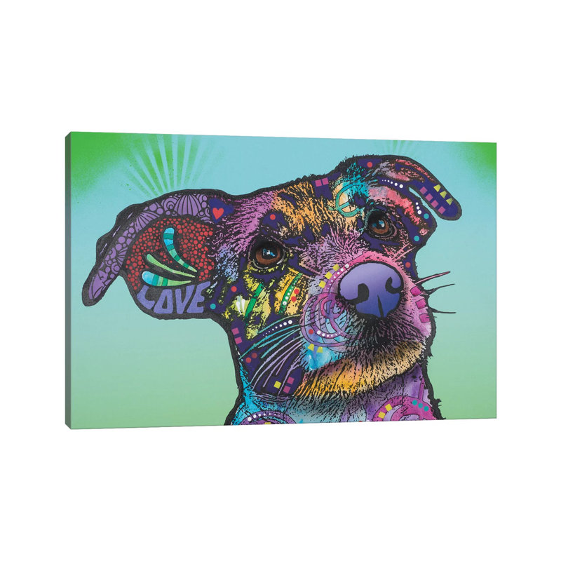 Beaker, Jack Russell Terrier by Dean Russo - Wrapped Canvas Print, 66.04 cm H x 45.72 cm W x 3.175 cm D