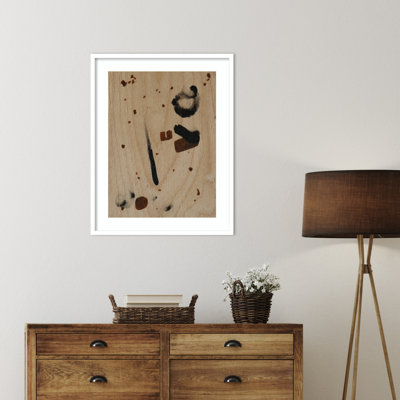 «Spattered Whispers» par Conard Wood, reproduction d'art encadrée
