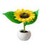 Bouton de tournesol à DEL avec éclairage de nuit
