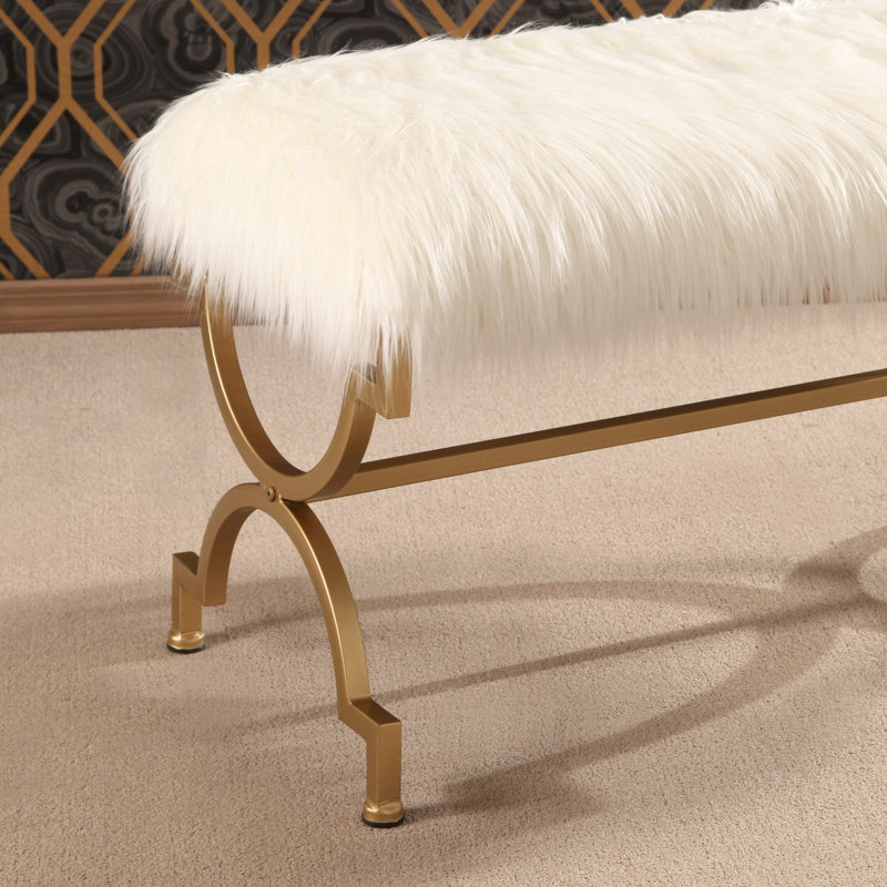 Johana Acrylic Upholstered Bench