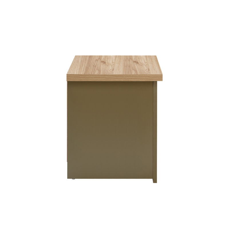 Highgate 2 Drawer Bedside Table, Olive