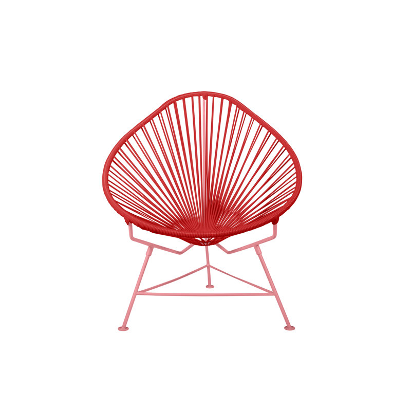 Chaise de jardin, Rouge / corail