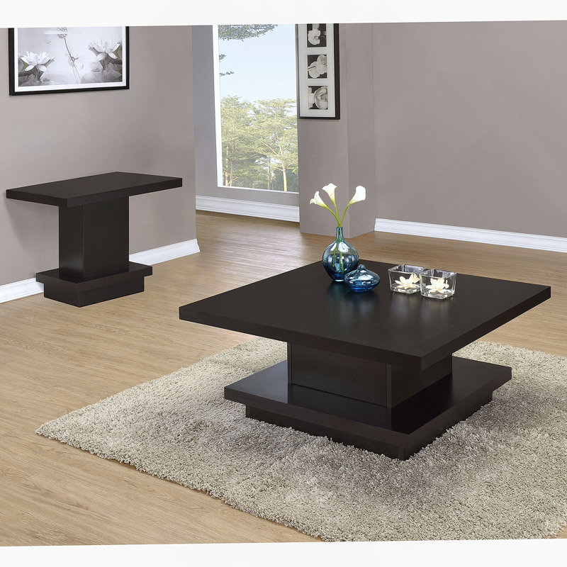 2-Piece Table, Square Coffee And End Table