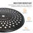 Round Patio Bistro Table Cast Aluminum Patio Dining  Table for Garden,Black