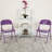 Oliverson Double Braced Metal Folding Chair-2062912994