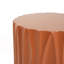 Table d'appoint cylindrique à texture ondulée, table de chevet décorative