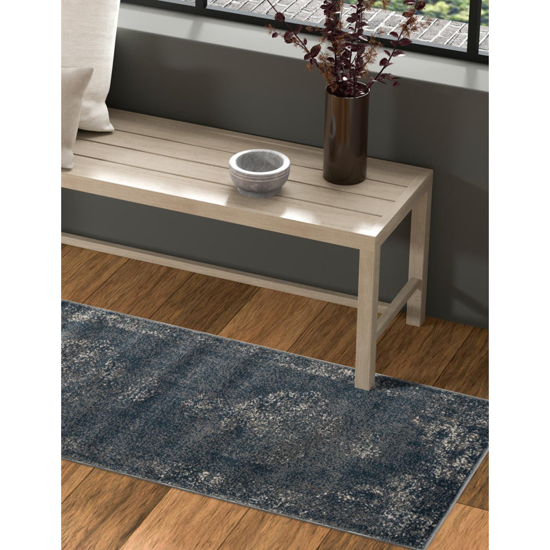 Charterhouse Oriental Blue Area Rug, Runner 2'7" x 12'