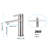 Single Handle Bathroom Faucet In Brushed Nickel - Stainless Steel, Easy Temperature Adjust, Fascinating Design Basin For Handle, Resists Grime, Stylish Appearance