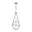 Luminaire suspendu sphérique en verre transparent à 1 lumière Coastal