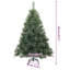  Artificial Hinged Christmas Tree Snow Flocked White-282973866