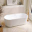 Baignoire de trempage autoportante en acrylique 59,1 po. X 31,5 po. Linyi