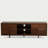 Trapeze TV Stand, Iron Legs – Walnut-1070189464