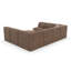 Canapé modulaire extérieur en Ultraleather 124 po Praia