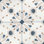 Carreau de porcelaine mat à motif 6 "x 6" Dahlia