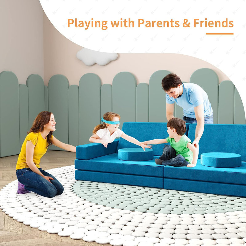Acquanetta Kids 11'' Sleeper and Ottoman