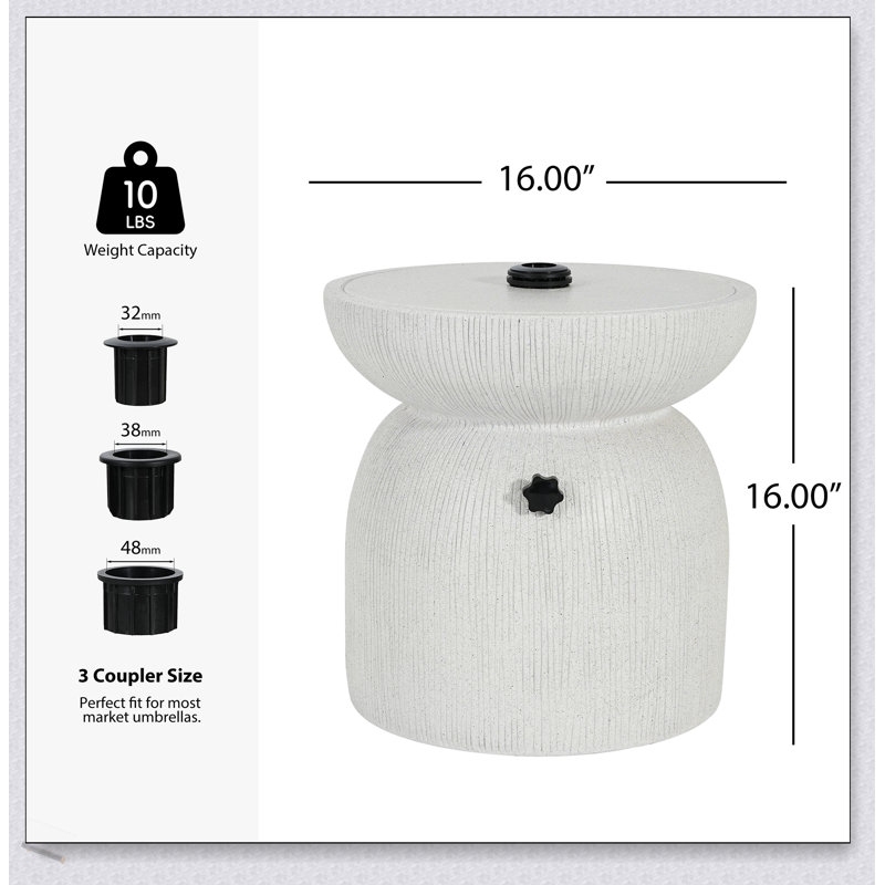 Table d'appoint pour l'extérieur Odelia MGO