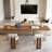 Walnut Rectangular Solid Wood-1223291605
