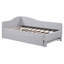 Lit de jour simple tapissier en L rembourré en forme de L avec lit gigogne-2133564479