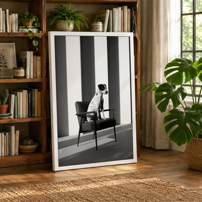Formal Geometry Mid-Century - Wrapped Canvas